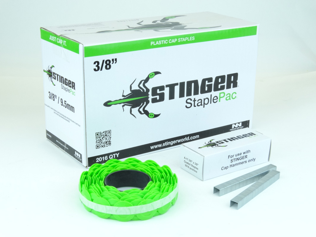 Hammer Tacker Cap Staples by Spot Nails